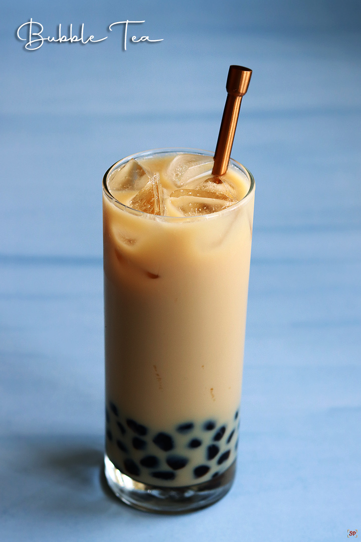 Bubble Tea Recipe  Boba Tea Recipe - Sharmis Passions