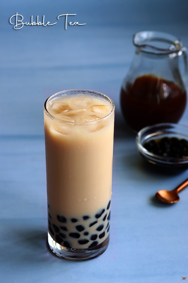 Bubble Tea Recipe  Boba Tea Recipe - Sharmis Passions