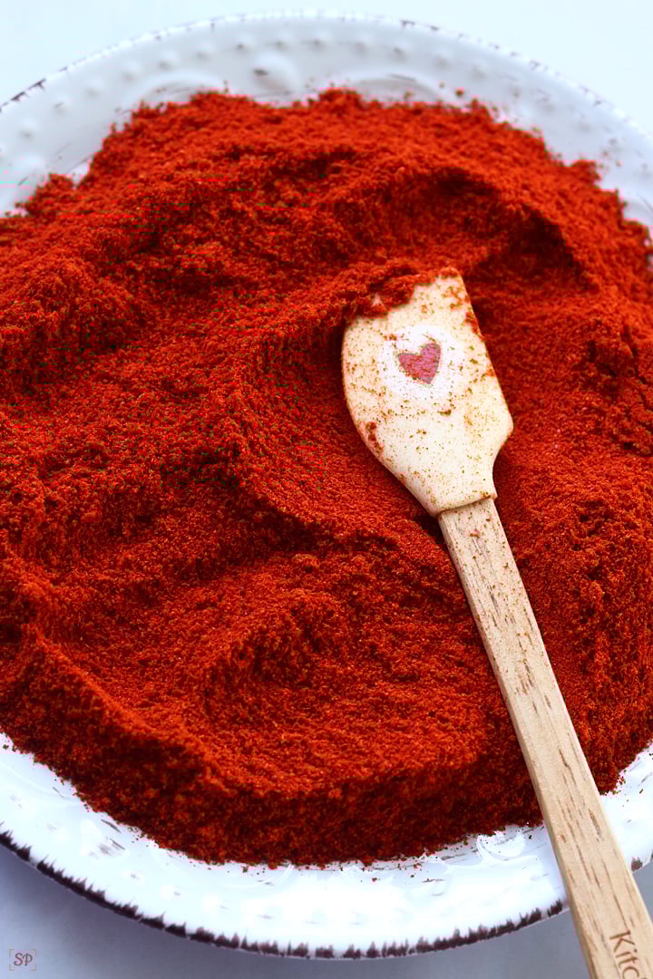red chili powder just made