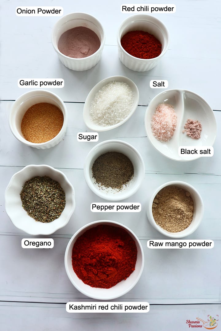 ingredients needed to make peri peri masala