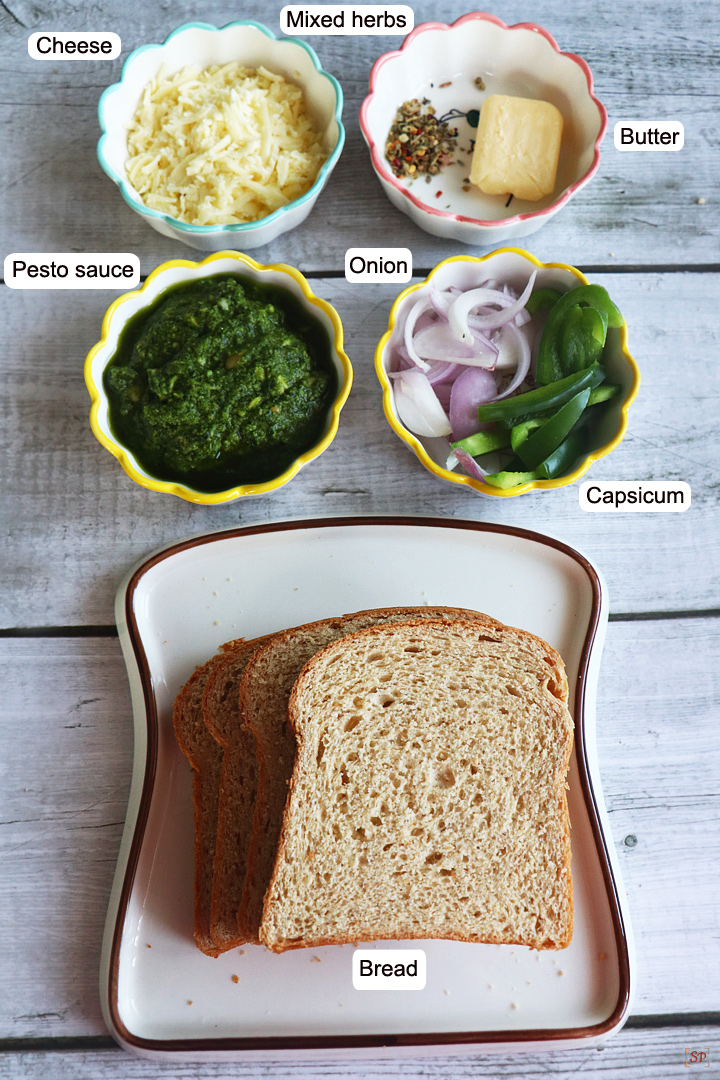 pesto sandwich ingredients