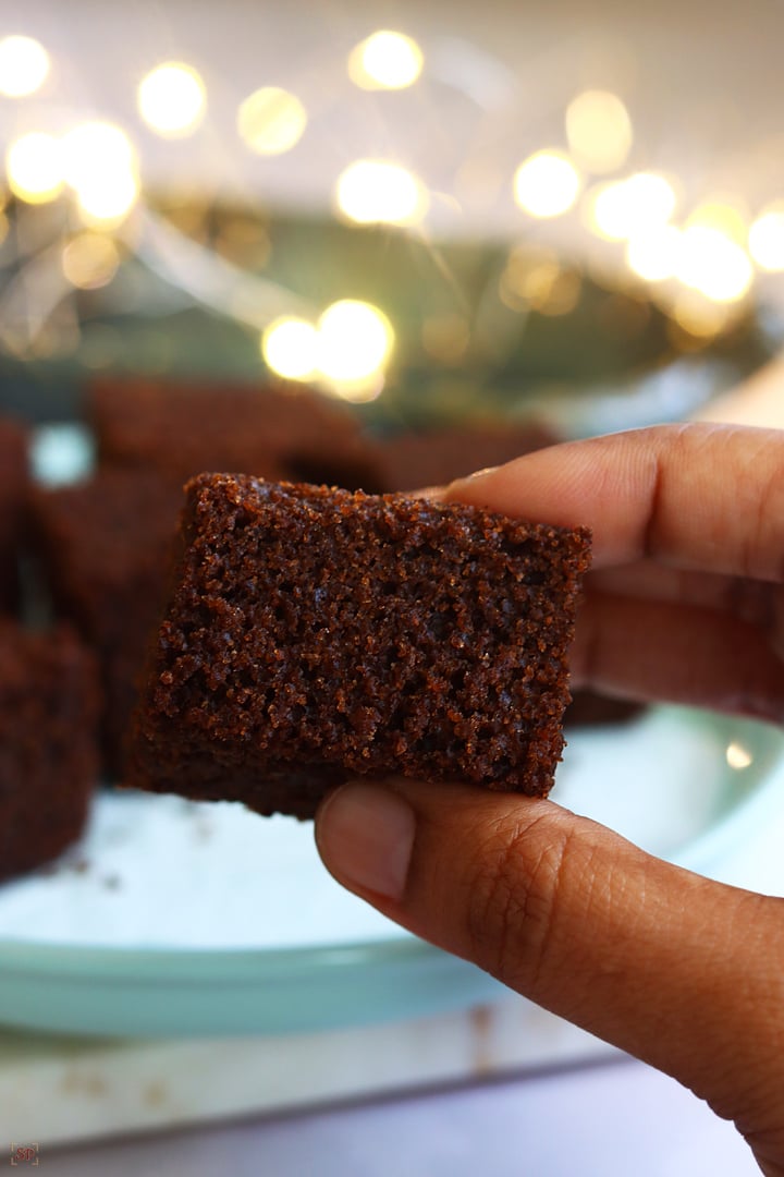 soft moist ragi cake