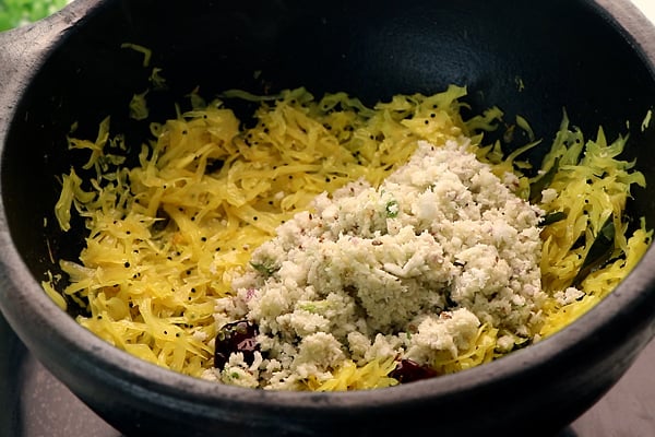 add coconut mixture