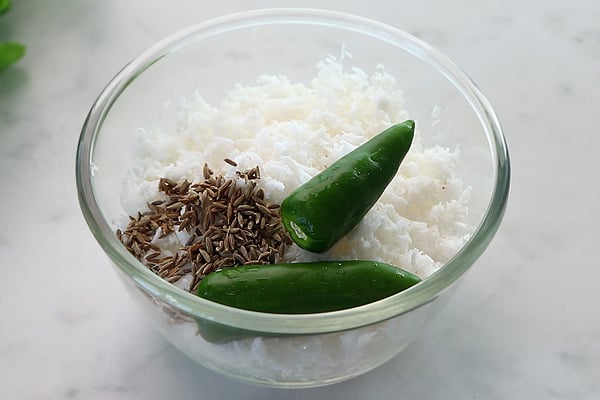 add ingredients to grind