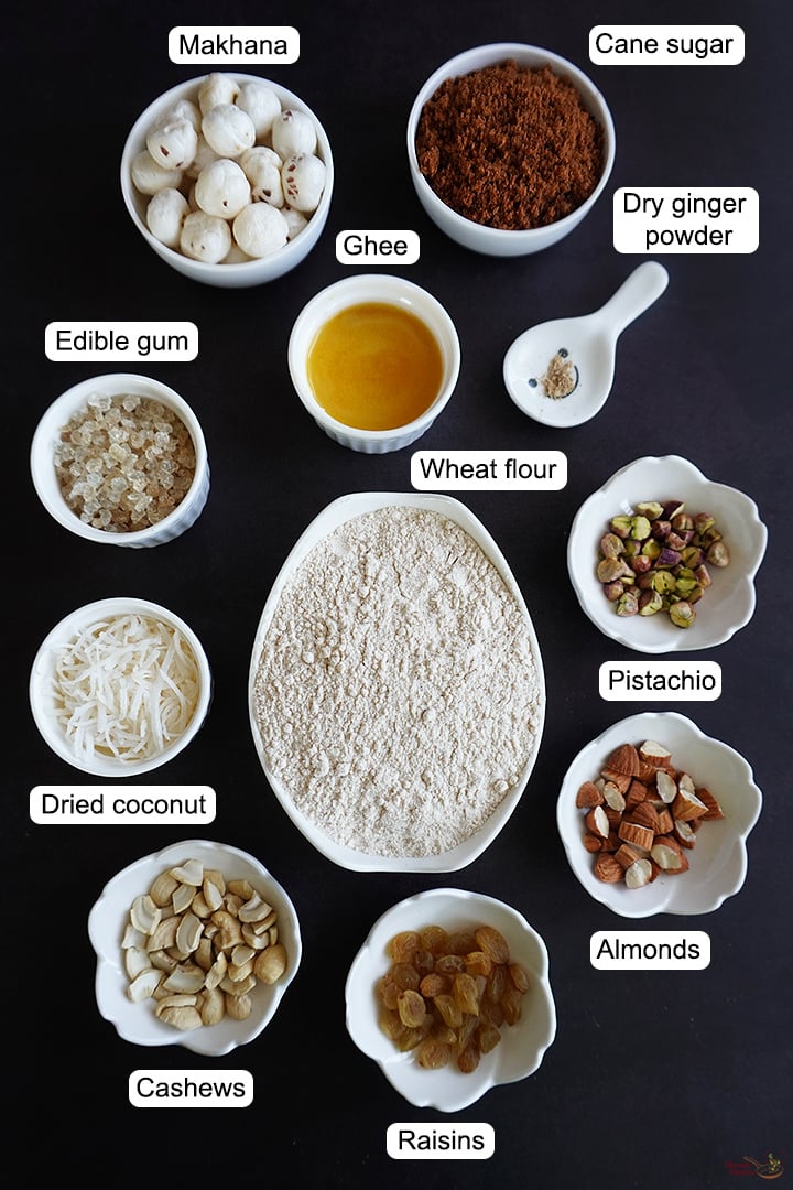 ingredients needed to make panjiri
