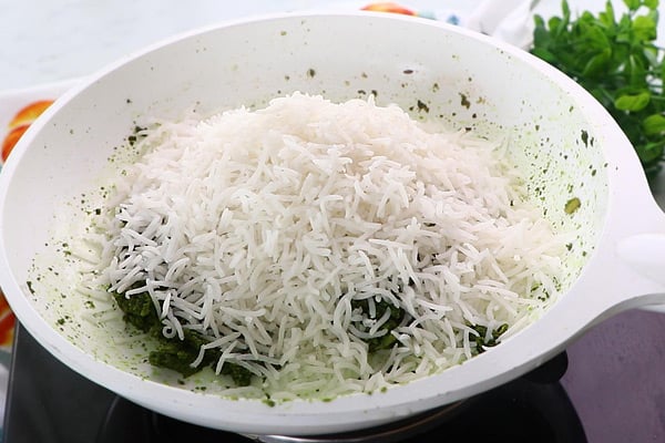 add basmati rice