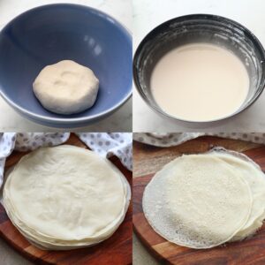 Spring Rol Sheet Spring Roll Sheets Recipe | Spring Roll Wrappers Recipe - Sharmis Passions