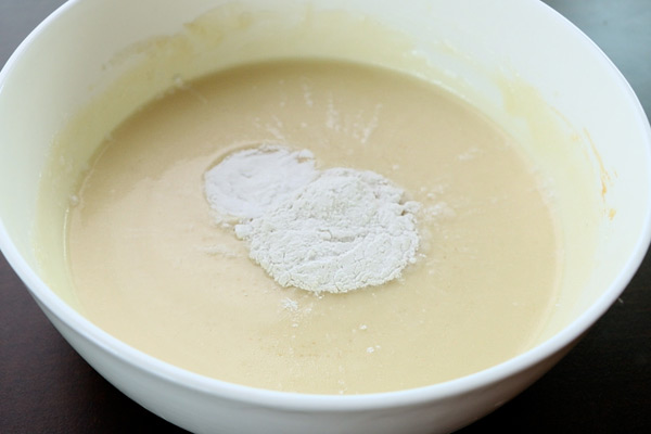 add baking powder, soda