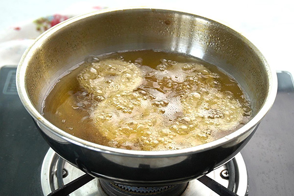 add in oil