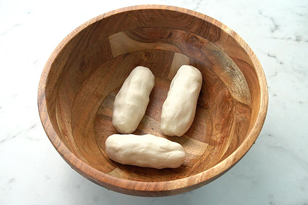 shape into cylinders
