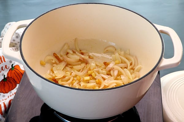 saute onion
