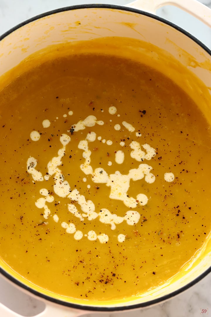pumpkin soup just made