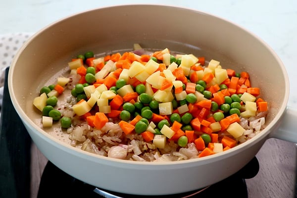 add vegetables