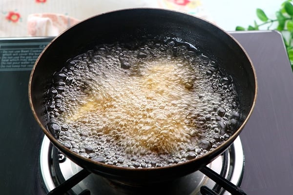 add to heated oil