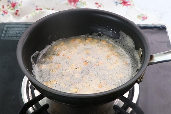 fry cashews