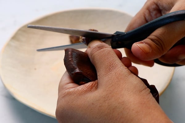 cut into small pieces