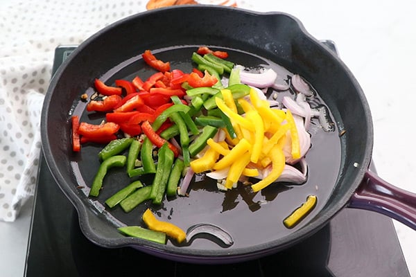 add onion, bell pepper