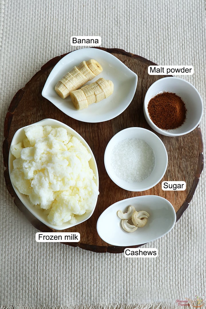 ingredients needed to make sharjah shake
