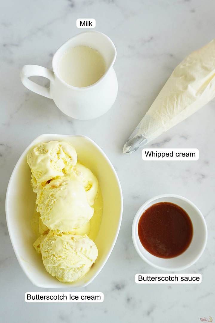 butterscotch milkshake ingredients