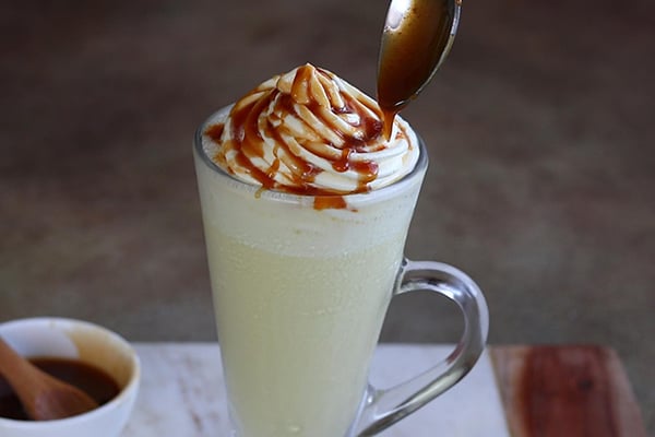 drizzle butterscotch sauce
