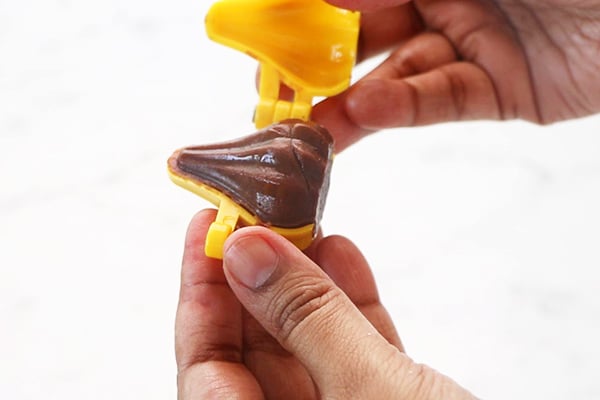 gently open