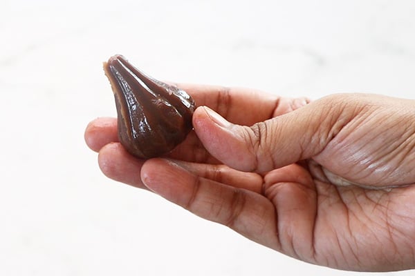 chocolate modak is ready