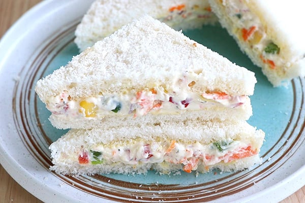 cream cheese sandwiches are ready