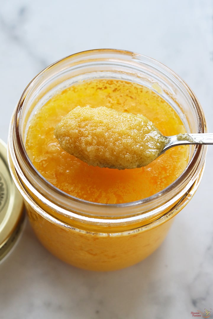 ghee after solidifying