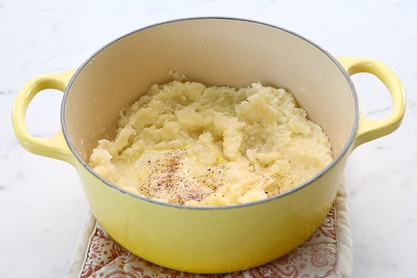 add salt, crushed pepper