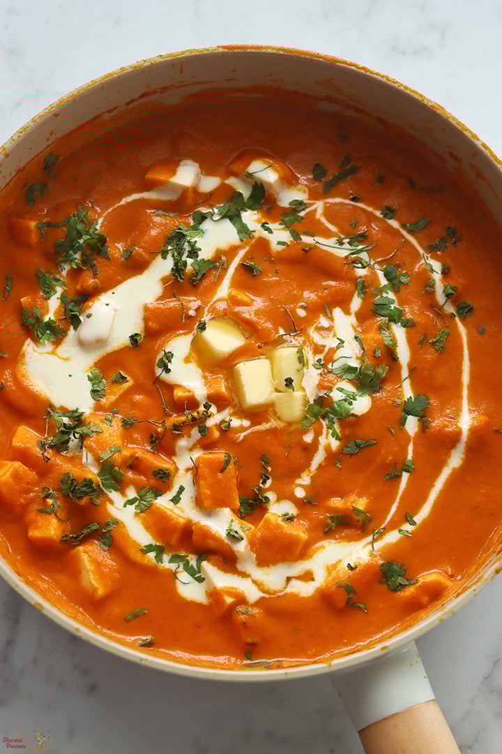 paneer butter masala just made