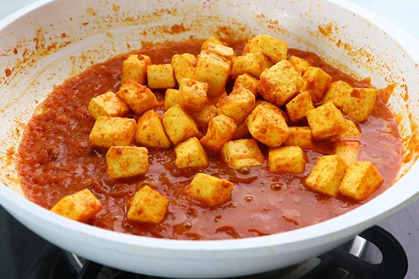 add toasted paneer