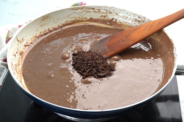 add chocolate