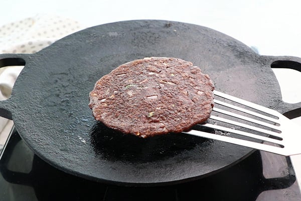 ragi roti is ready