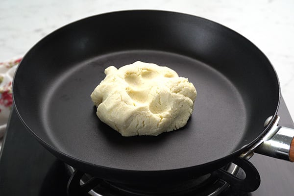 add to pan
