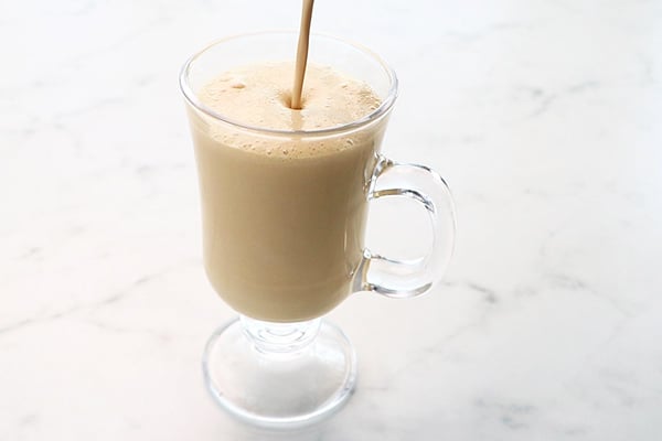 poured into serving glass