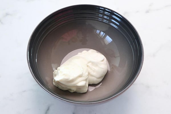 mayo, greek yogurt