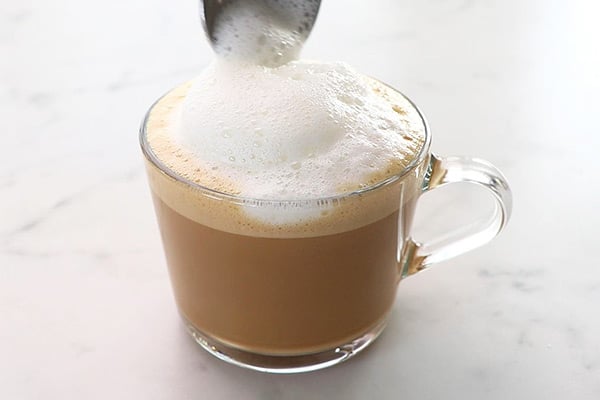 add froth