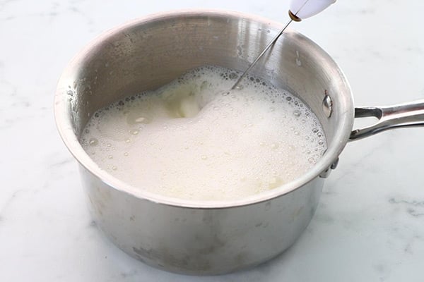 froth milk
