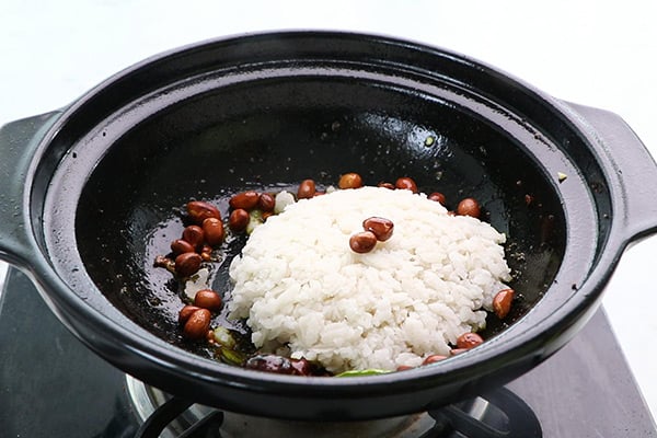 add poha, peanuts