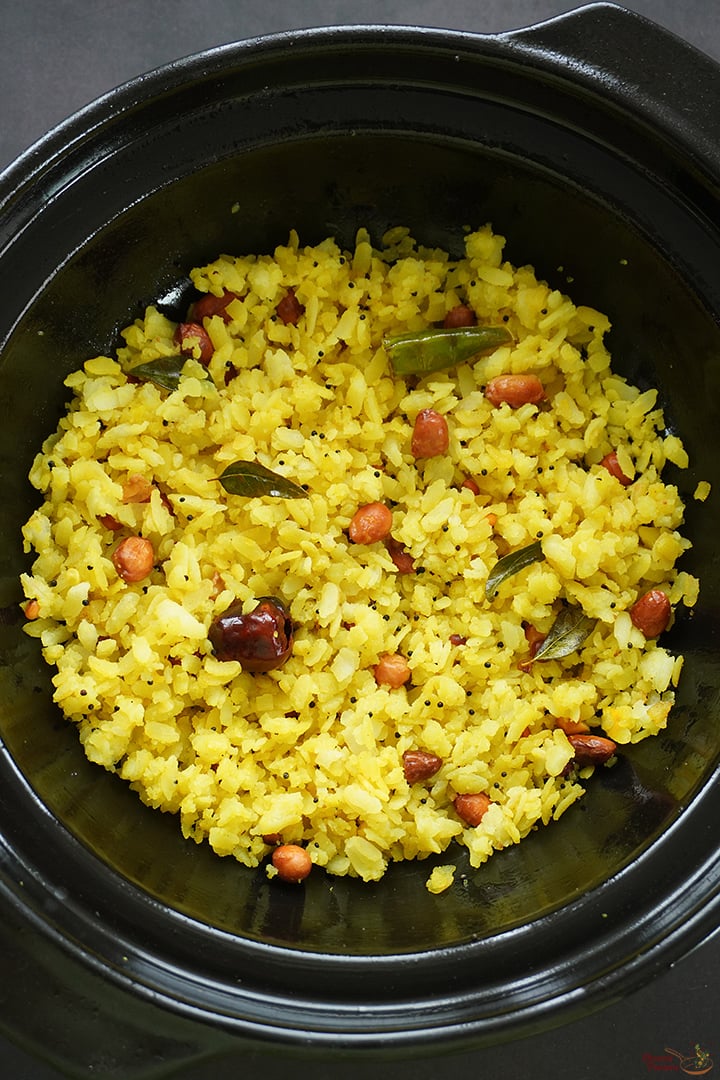 lemon poha just made