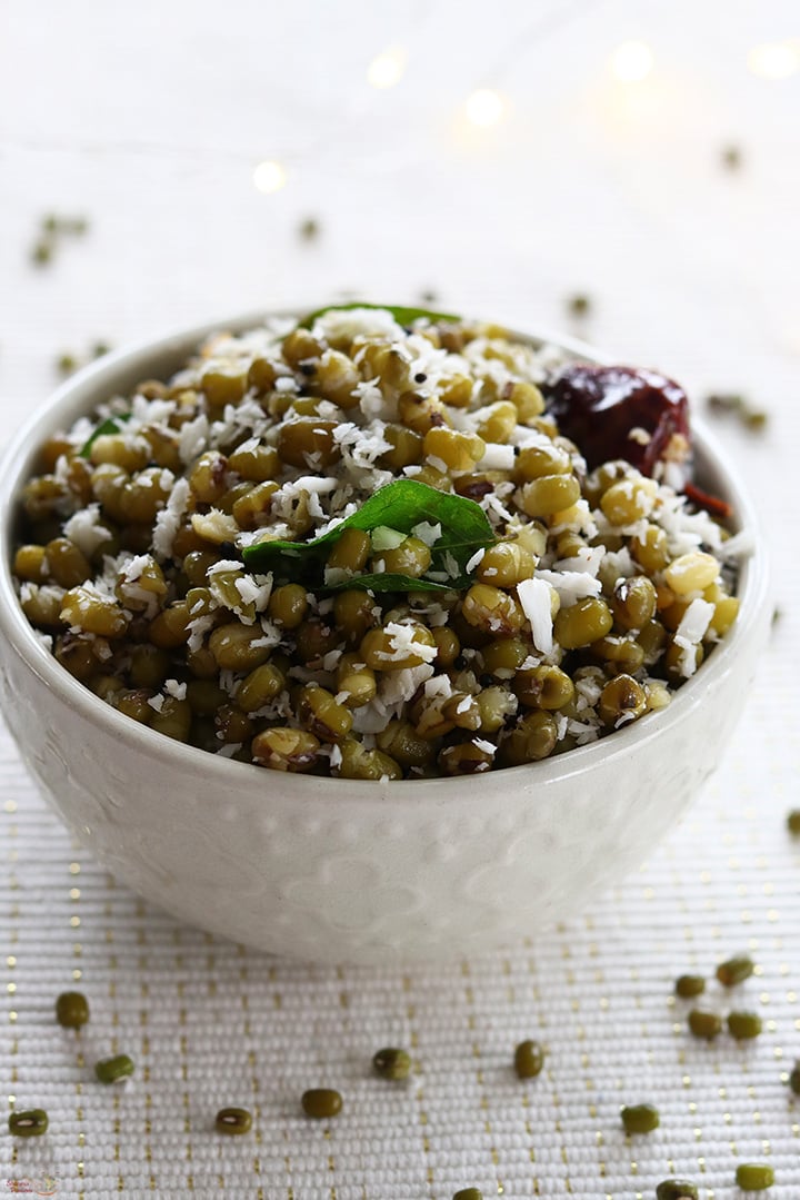 pacha payaru sundal served