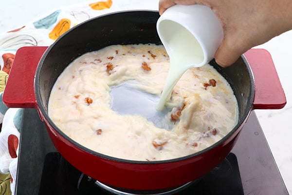 add milk