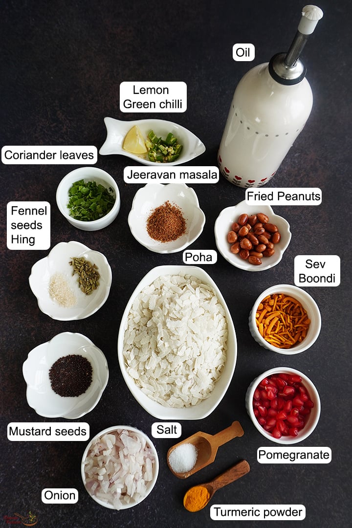 ingredients needed to make indori poha