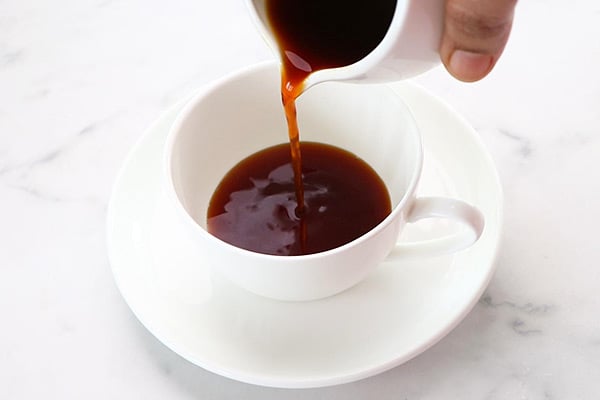 add tea decoction