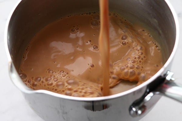 mix well and froth