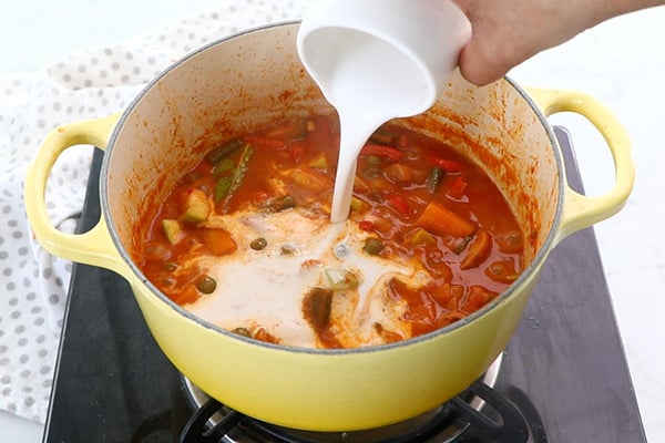 add coconut milk