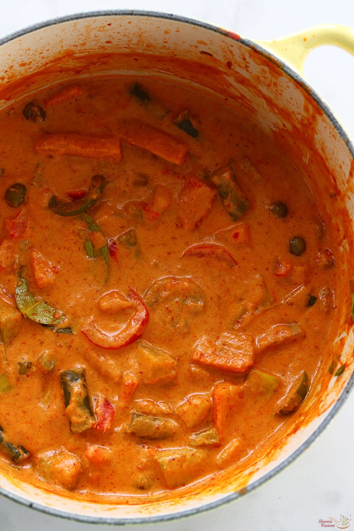 thai red curry just made