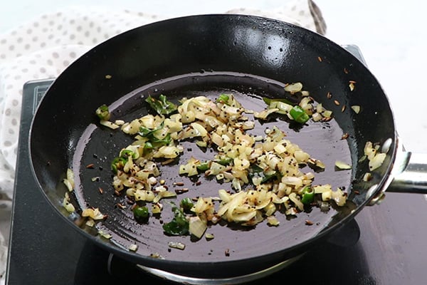 saute onion