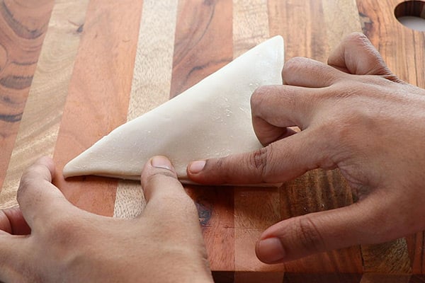 fold to triangle