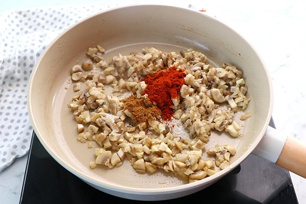 add spice powders